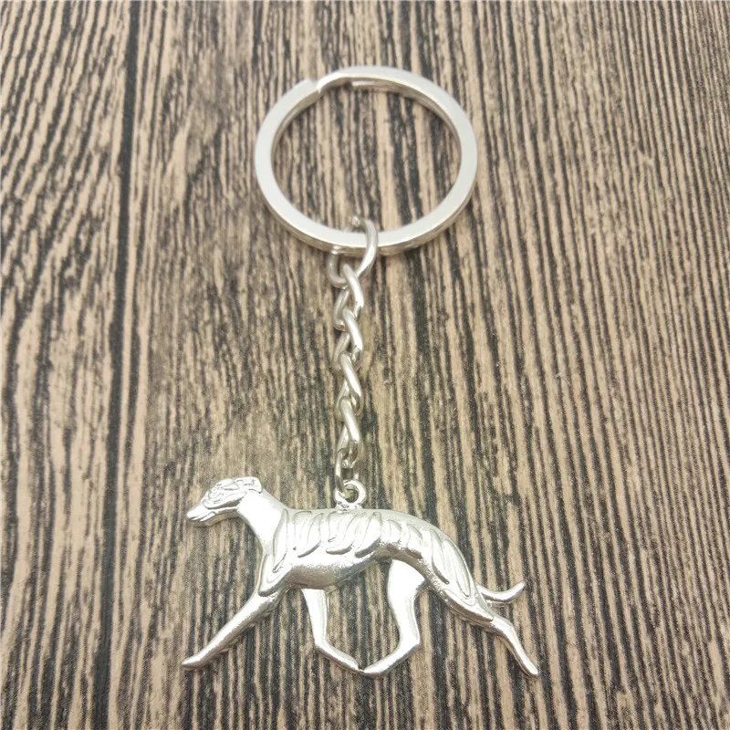 Whippet брелки для ключей модные украшения для собак Whippet автомобильный брелок для ключей для женщин и мужчин
