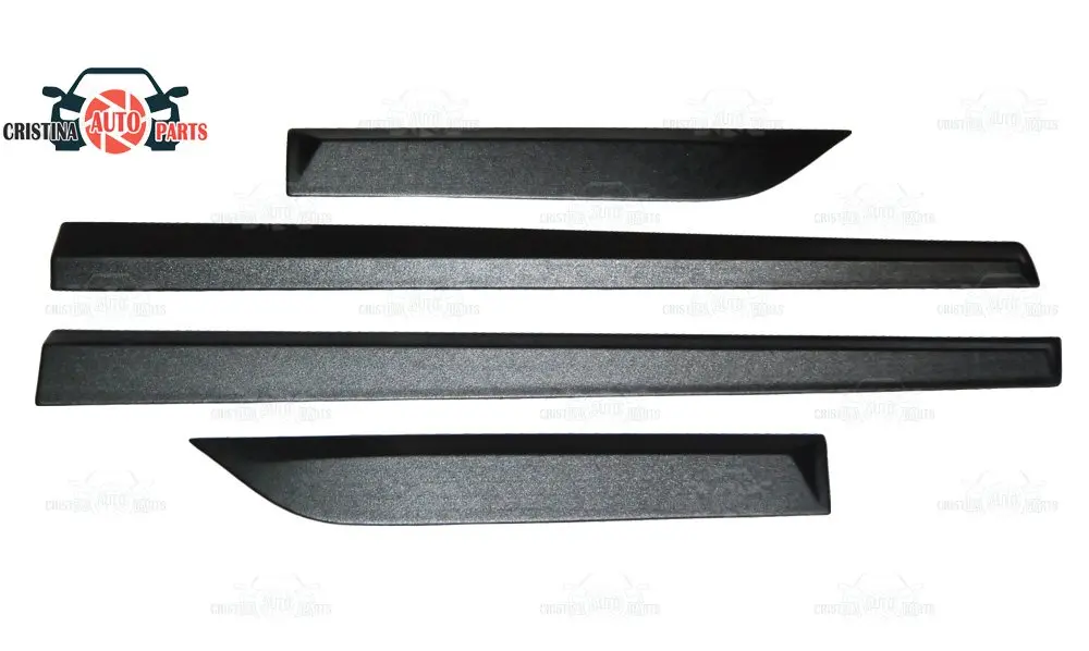 For Lada Vesta- doors moldings for protective 1 set- 4 pcs plastic ABS protection decoration trim covers car styling tuning