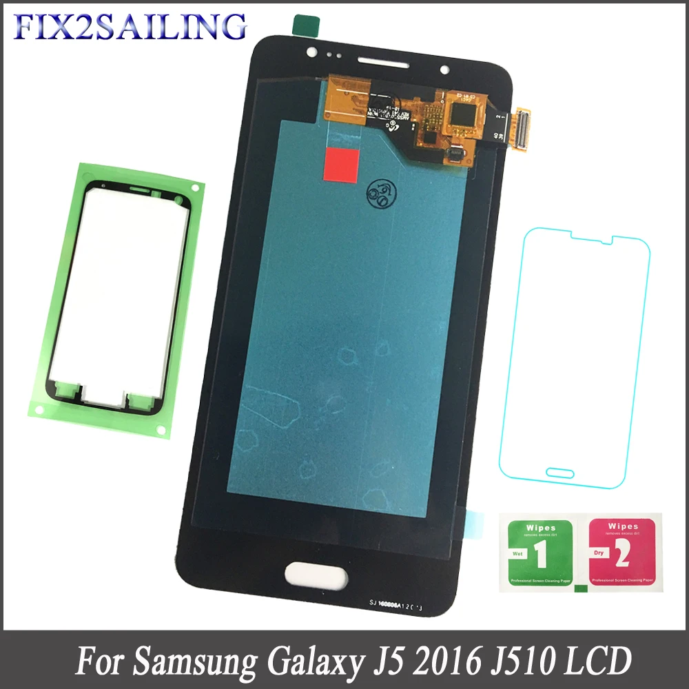 

Fix2sailing New Super AMOLED LCD Display Touch Screen Assembly For Samsung Galaxy J5 2016 J510 J510F J510FN J510M J510Y