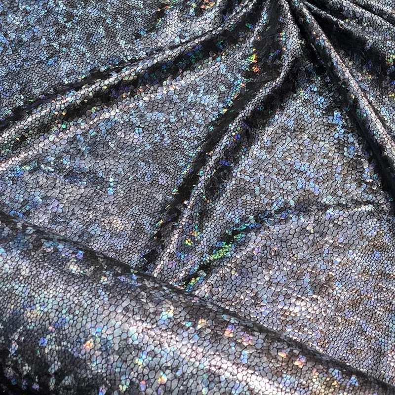 

Thin snake skin tricot, coated thin knitted fabric, 2 way stretch, spandex, lycra, for dancing and other costumes DIY fashion