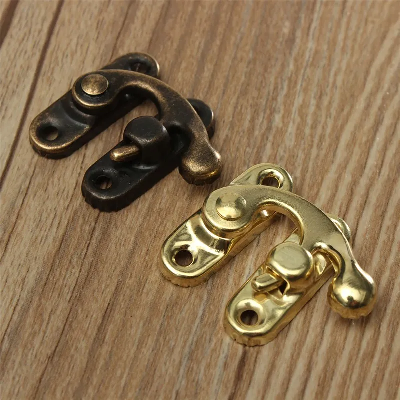 12PCS/Lot Metal Lock Catch Curved Buckle Horn Lock Clasp Hook Bag