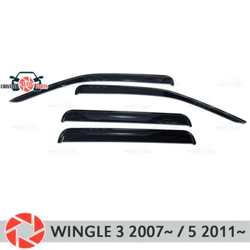

Window deflector for Great Wall Wingle 3 2007~ / 5 2011~ rain deflector dirt protection car styling decoration accessories