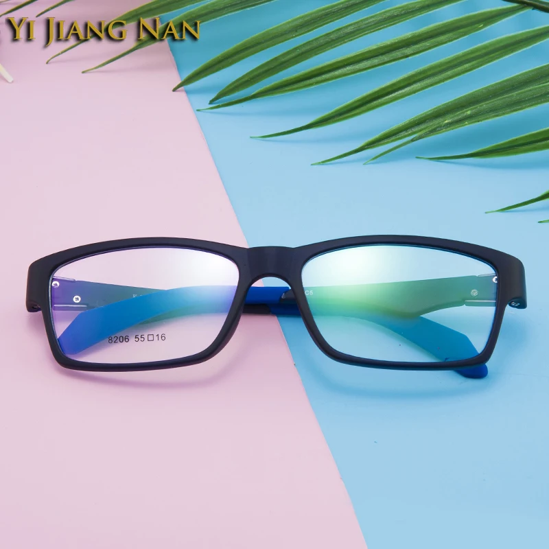 Sport Gafas Schwarzes Hombre Männer gray Yi Vollrand Tr90 Marke Korea blau Nan Optische Jiang Frauen Brillen wnxOqPfxaX