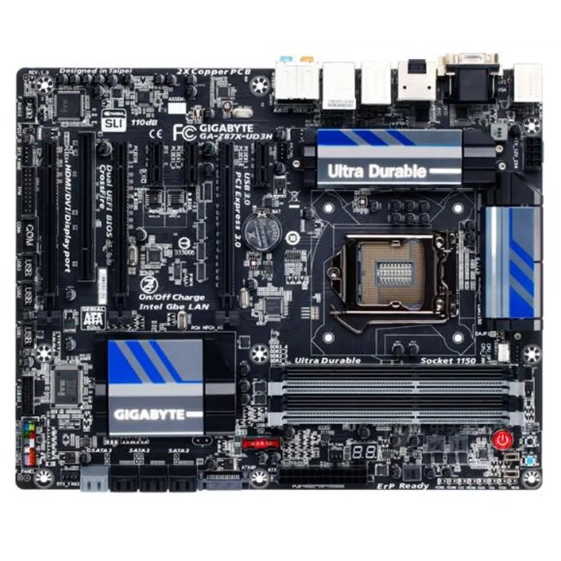 

For Gigabyte GA-Z87X-UD3H Original Used Desktop Motherboard Z87X-UD3H Z87 LGA 1150 i3 i5 i7 DDR3 32G SATA3 ATX