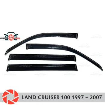 

Window deflector for Toyota Land Cruiser 100 1997~2007 rain deflector dirt protection car styling decoration accessories molding