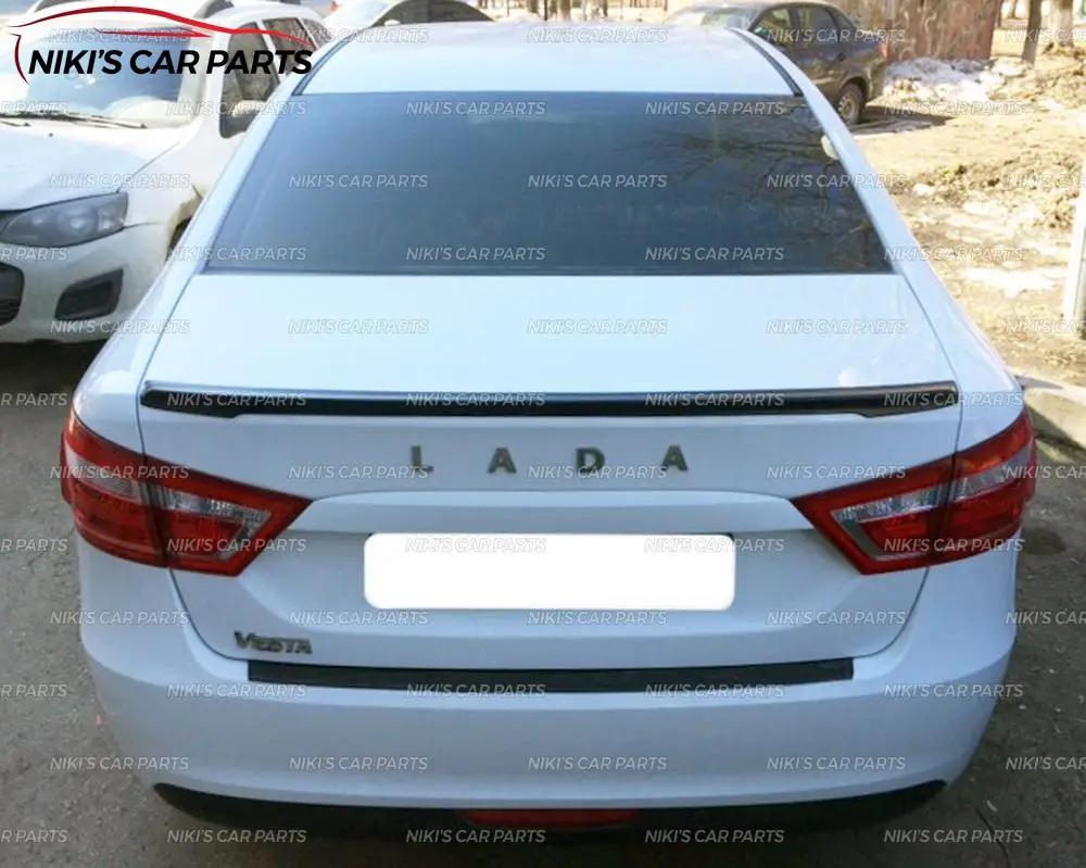 Спойлер для Lada Vesta-ABS пластик спортивный стиль автомобиля Стайлинг автомобильные аксессуары украшения аэро динамический гоночный тюнинг