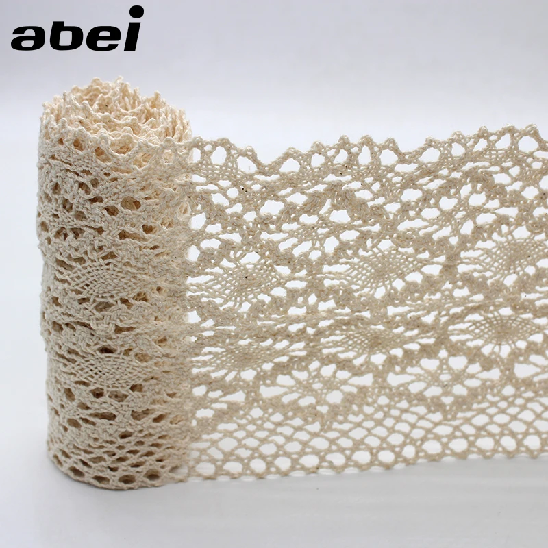 1Yard 13cm wide Handmade Patchwork Cotton Material Lace Ribbon Lace Trimming lace ribbon cotton ribbon lace decoration lace accessories lace sewing supplies lace sewing accessories lace garment accessories lace fabric
