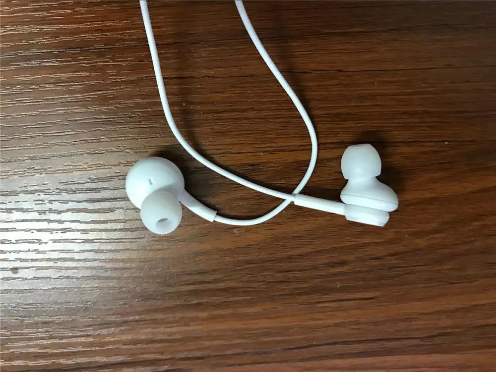 White with bag S8 наушники с шумоизоляцией стерео спортивные вкладыши в ухо Светоотражающие волокна ткань линия гарнитура поддержка Galaxy S8 S8P S9 - Цвет: White with bag