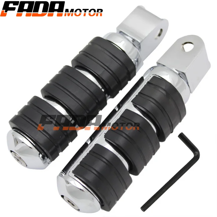 

Front Foot Pegs Footrest for Honda VTX 1800CF 1300C 02-09 Shadow VT1100 Sabre Spirit 99-07 ACE Aero VT750 00-15 (120)