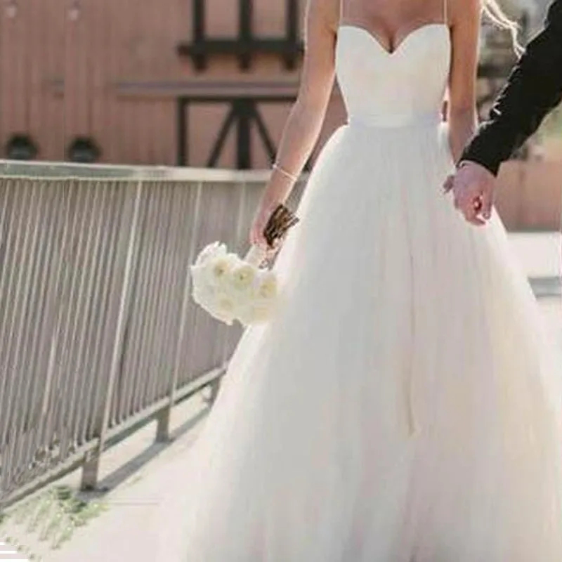 

MIAODUO 2019 Beach Wedding Dress A-Line V Neck Backlessz Off the Shoulder Bride Dress Princess Wedding Gown