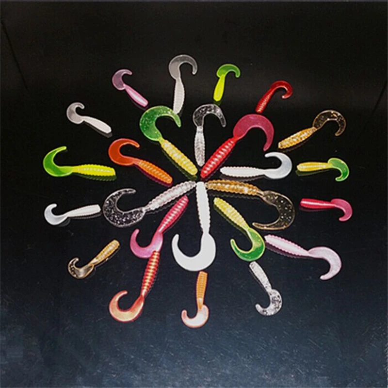 

1pcs Random Color Fishing Lure Soft Bait Leurre Souple Shad Iscas Artificial Bait Minnow Carp 4cm 5.5cm 7cm Soft Fishing Lure