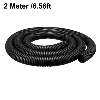 

Uxcell Flexible Insulated 28.5mm Outside Dia 2M Length Polypropylene Corrugated Bellow Conduit Tube for Electric Wiring Black
