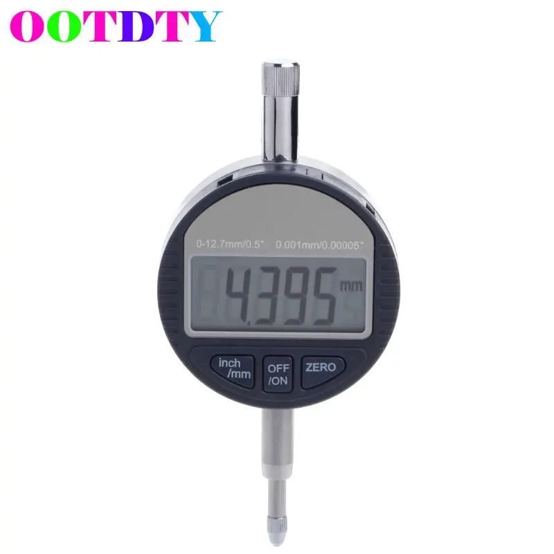 

OOTDTY 0-12.7mm Electronic Thickness Micrometer Digital Thickness Meter Gauge 0.001mm Depth