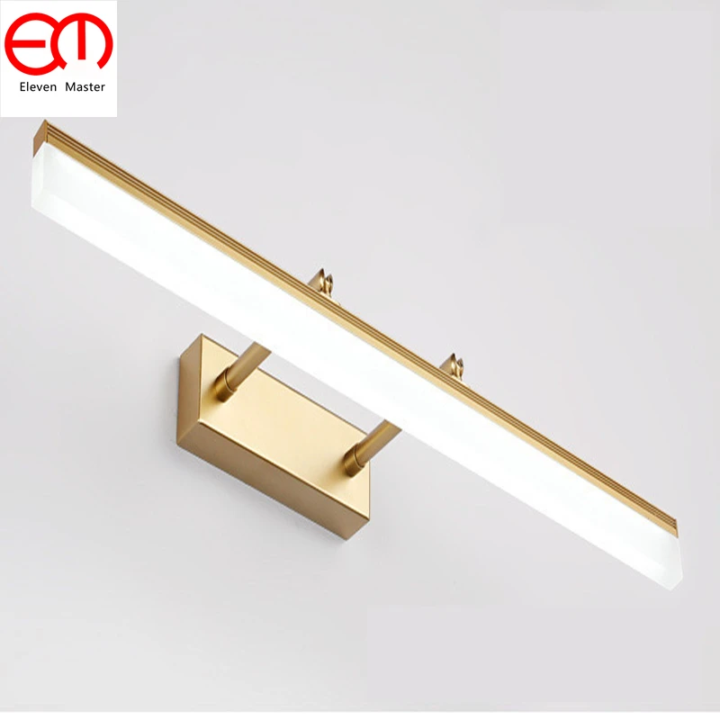 

40/50/60/70/cm AC90-260V Modern Bathroom LED Wall Lamp Lights with Adjustable Beam Angle Over Mirror Wall Sconces Lamps WML018
