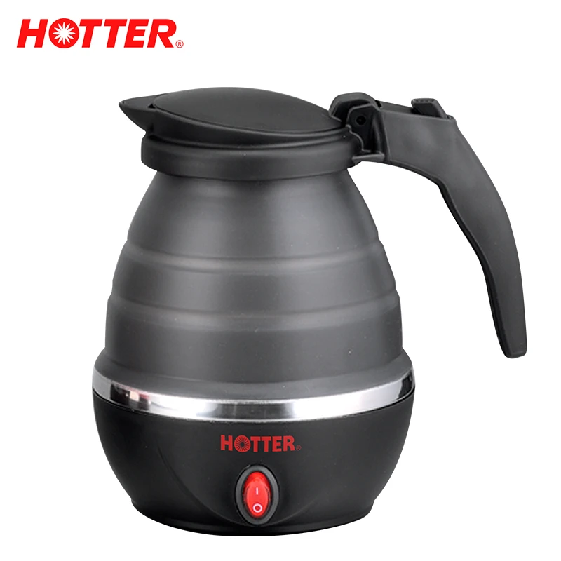 HOTTER HX-010 black Electric kettle folding Constant Temperature Control Electric Water Kettle 0.8L Thermal Insulation teapot haier brillante electric kettle baby smart milk thermostatic constant temperature water heater glass electric kettle tea maker