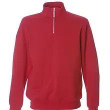 Толстовка на молнии красного цвета