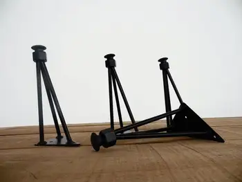 

10" 3 pin nuts Hairpin Furniture Legs, Height 6"11" Set(4)