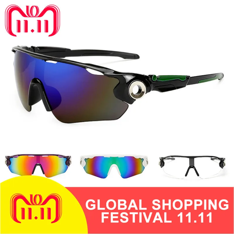 Outdoor Cycling Sunglasses Sprot Bike MTB Mountain Bicycle Glasses Motorcycle Fish Sunglasses Cycling Eyewear Occhiali Ciclismo -
