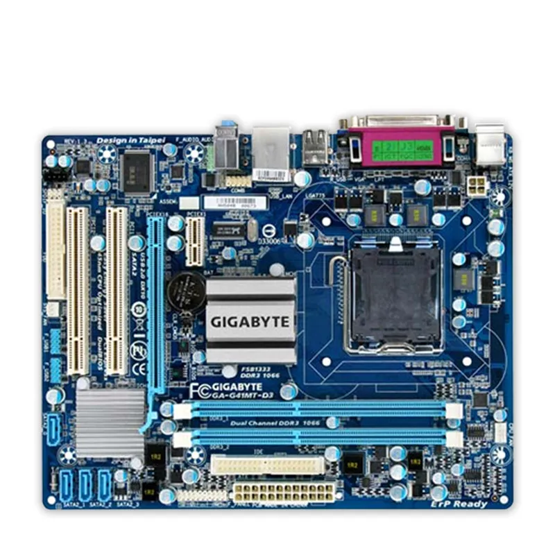 Для Gigabyte GA G41MT D3 оригинальная б/у материнская плата для настольного компьютера G41