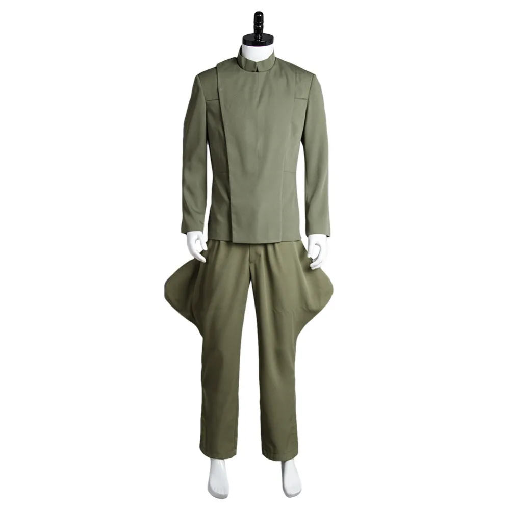 

Star Wars Cosplay Imperial Officer Olive Green Costume Uniform Adult Men Halloween Costume