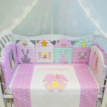 Бортики в кроватку для новорожденного в детскую кроватку бортики домики бортики подушки для девочки