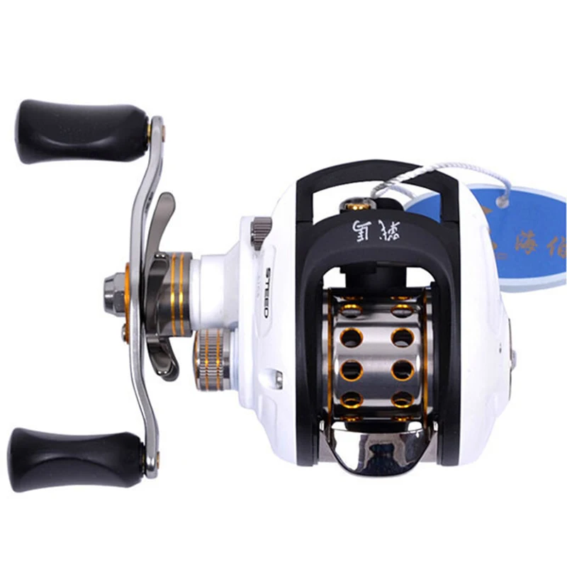Haibo STEED baitcasing Катушка 8 + 1 BB Рыболовная катушка левая/правая рука белая