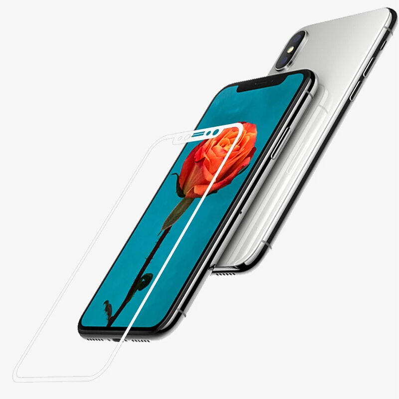 3D изогнутое закаленное стекло из углеродного волокна для iPhone 8Plus X XR XS max 8 7 Plus 6 6S Plus 5 5S SE 5C 9H Защитная пленка для экрана