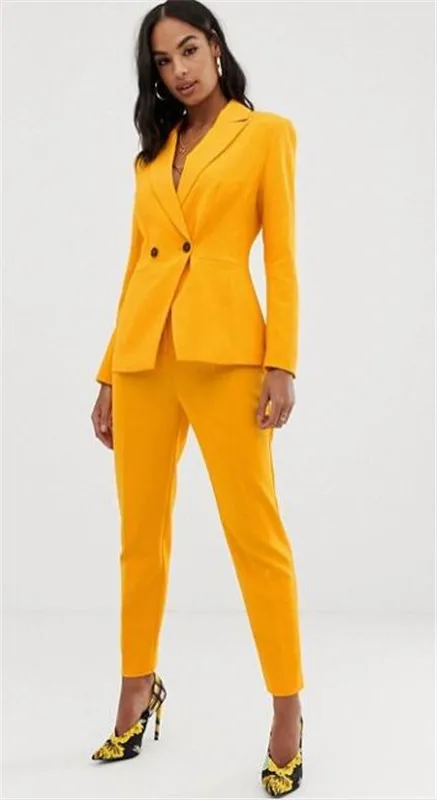 yellow pantsuit outfit