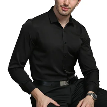 

YUNCLOS Autumn New Arrival Men's Shirts Long Sleeve Turn-Down Collar Camisa Masculina Fashion Men Causal Shirts