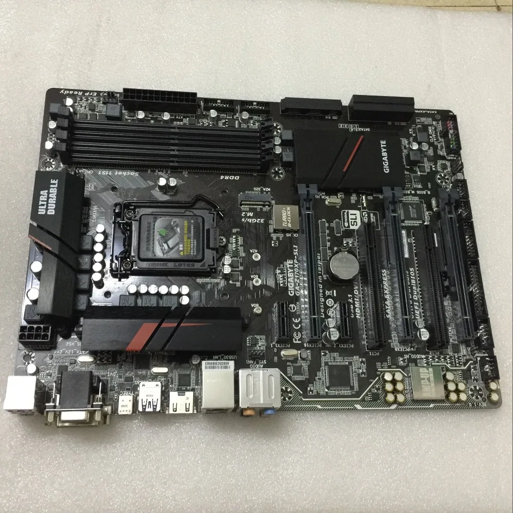 For Gigabyte Z170XP-SLI Original Used Desktop Motherboard Z170 LGA 1151 DDR4 64G USB3.1 ATX | Компьютеры и офис