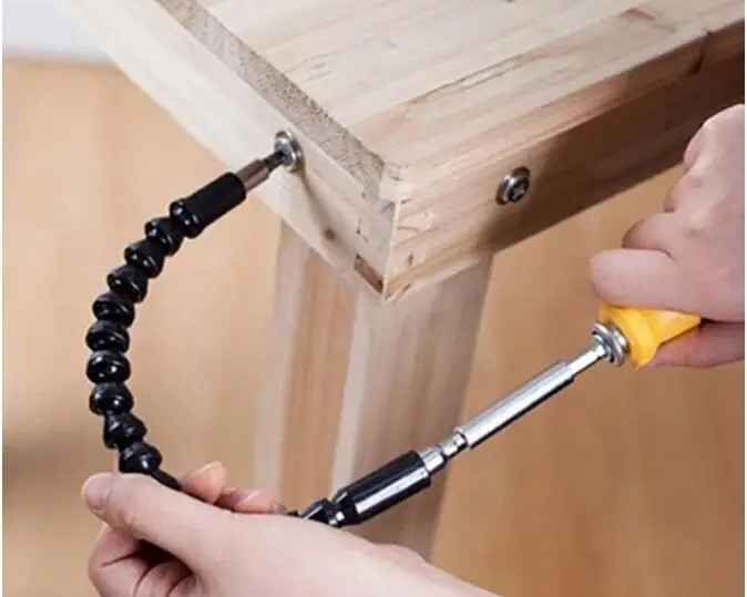

Milda 2pcs Universal Snake flexible hose Cardan shaft connection soft extension rod Electric drill screwdriver bit