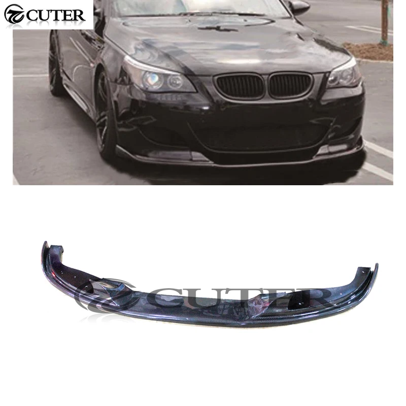 

E60 M5 Carbon Fiber Front Lip Bumper Splitter Diffuser Car Styling for BMW 5 Series E60 M5 520i 525i 530i 535i 2003-2009