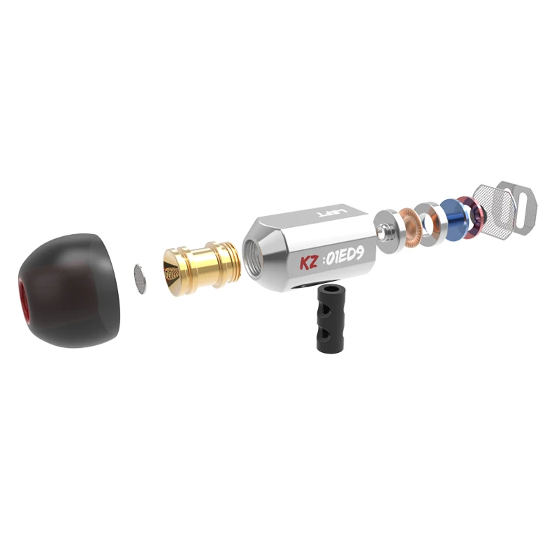 KZ ED9 Super Bass In Ear Music Earphone With DJ Earphones HIFI Stereo Earbuds Noise Isolating Mobile Phone Headphones With Mic