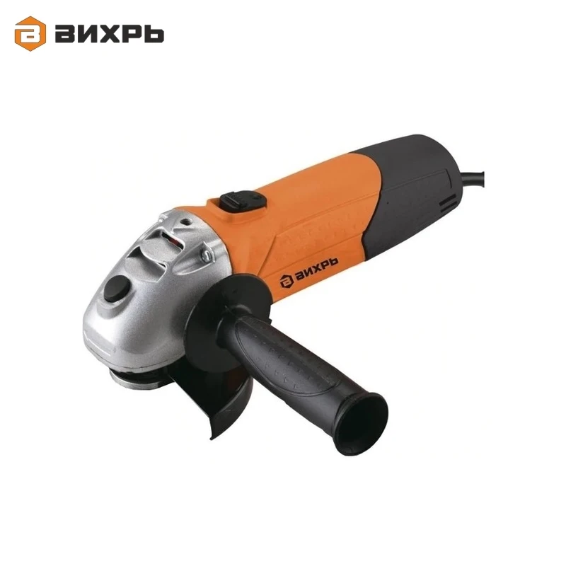 Angle grinder (bulgarian) VIHR USHM-125/1100 for grinding or cutting metal Electric portable grinder Angle drive grinder Angle grinder (bulgarian) VIHR USHM-125/1100 for grinding or cutting metal Electric portable grinder Angle drive grinder