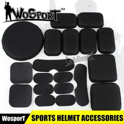 Accesorio táctico para casco rápido, Almohadillas protectoras negras EVA para casco al aire libre, Airsoft, Paintball, accesorios para casco de caza
