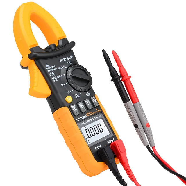 PEAKMETER MS2108A Digital Clamp Multimeter AC DC Voltage and Current
