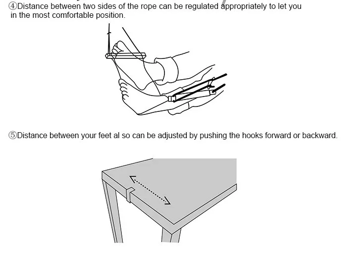 Стол ноги гамак ногой стул Уход Инструмент стопы гамак Открытый Rest Cot Портативный Office ноги гамак мини Ноги отдыхают