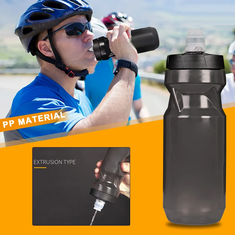 

610ml Cycling Kettle Sport Bottle Outdoor Kettle Travel Pp Creative Bicycle 5 Color Convenient Outdoor Sport Cycling Bottle