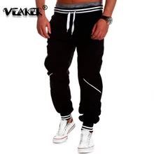 Для Мужчин's Повседневное пот Штаны Джоггеры мужские осень сплошной Цвет шаровары Штаны Хип-Хоп пот Штаны плюс Размеры m-4XL