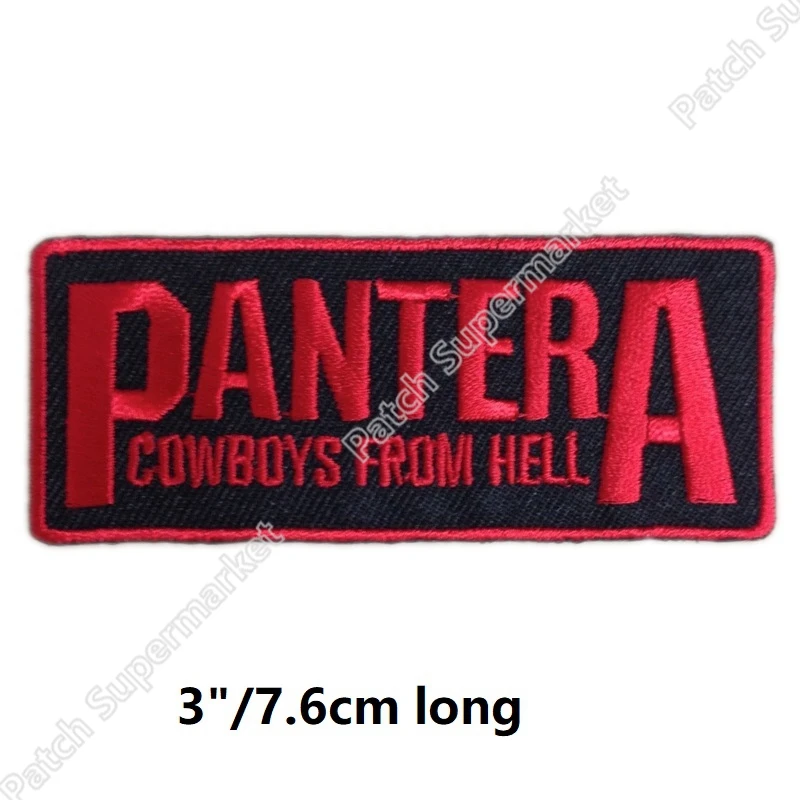 Pantera FREE SHIPPING logo patch
