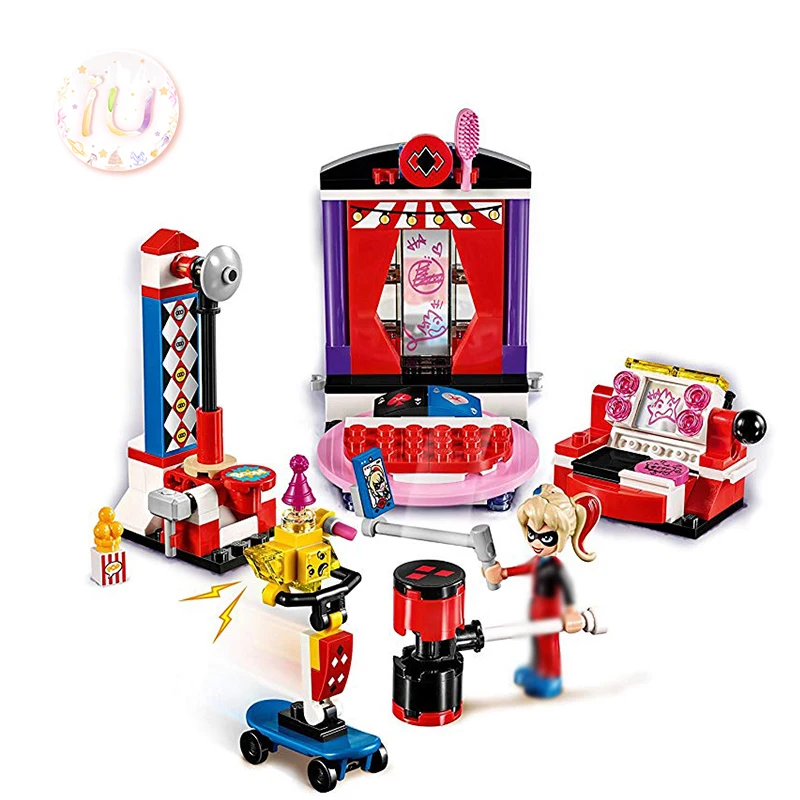 Legoings BELA 10688 супер герой девушки Харли Квинн общежития строительные блоки