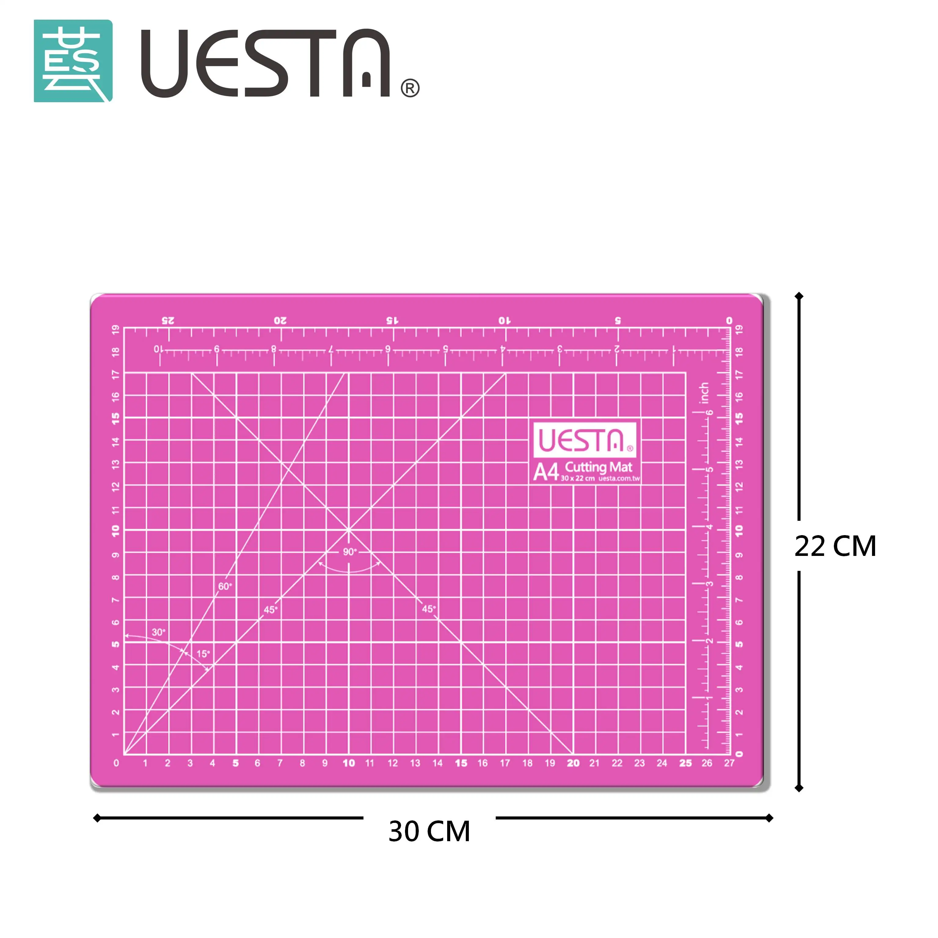 Розовый 3,0 мм Прямоугольник бумагорез 5 слоев коврик для резки из ПВХ A4 30x22 см 12x9 дюймов