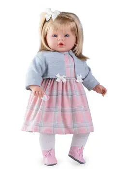 

Doll Nines 63 cm LEONOR мягконабивная (N1671C)