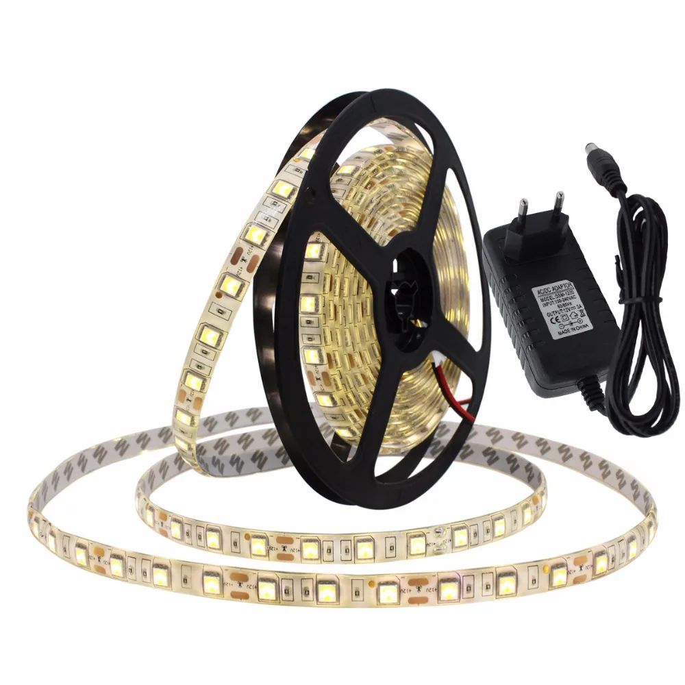 

LAIMAIK RGB LED Strip Light kit + Bluetooth Controller Dimmable + Power Supply SMD 5050 Flexible LED Ribbon Tape + self Adhesive