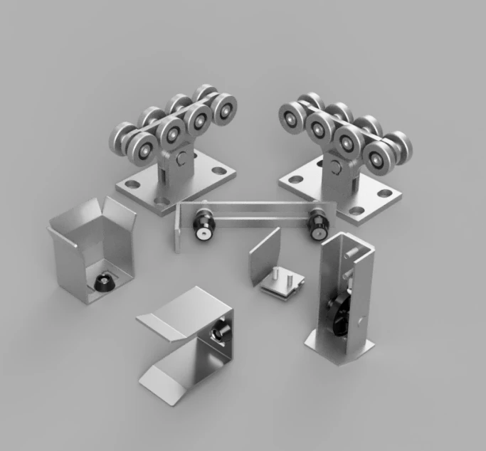 KIT3 heavy duty autimotion gate accessories cantilever gate roller sets Cantilever Sliding Gate Set without track