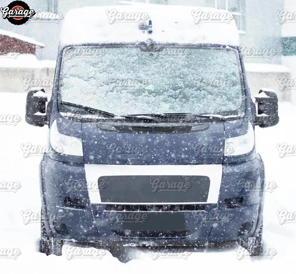 Воздухозаборник на капоте чехол для Fiat Ducato 2006-2013 с сеткой ABS пластиковые аксессуары крышка защитная накладка Тюнинг Автомобиля