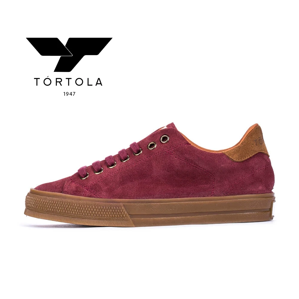 zapatillas burdeos