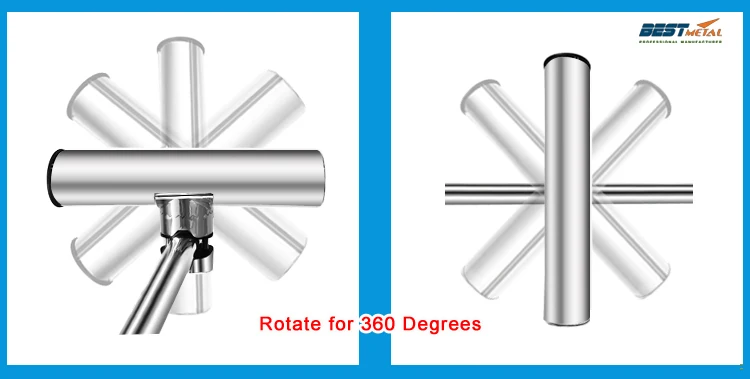Регулируемое рельсовое крепление SS 316 Удочка стойка держатель полюс кронштейн поддержка с зажимом на рельсе от 3/4 до 1 дюймов лодочное оборудование
