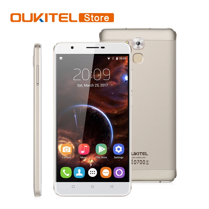 Oukitel U16 Max Android 7 0 мобильный телефон 6 &quot1280*720 MTK6753 Восьмиядерный 3g Оперативная