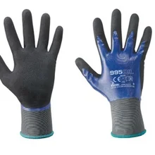 Рабочие перчатки нейлон/нитрил